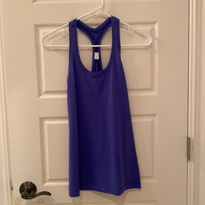 Blue Lululemon Work Out Tank